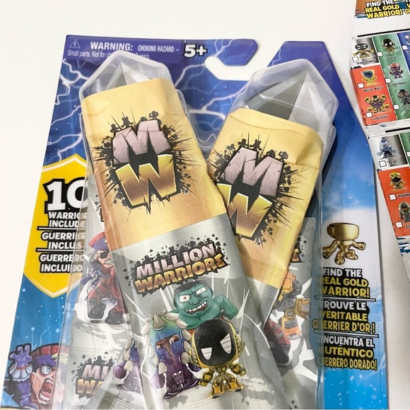 Million Warriors 20 Pack with Launcher and 2x 10 Packs - Picture 13 of 15